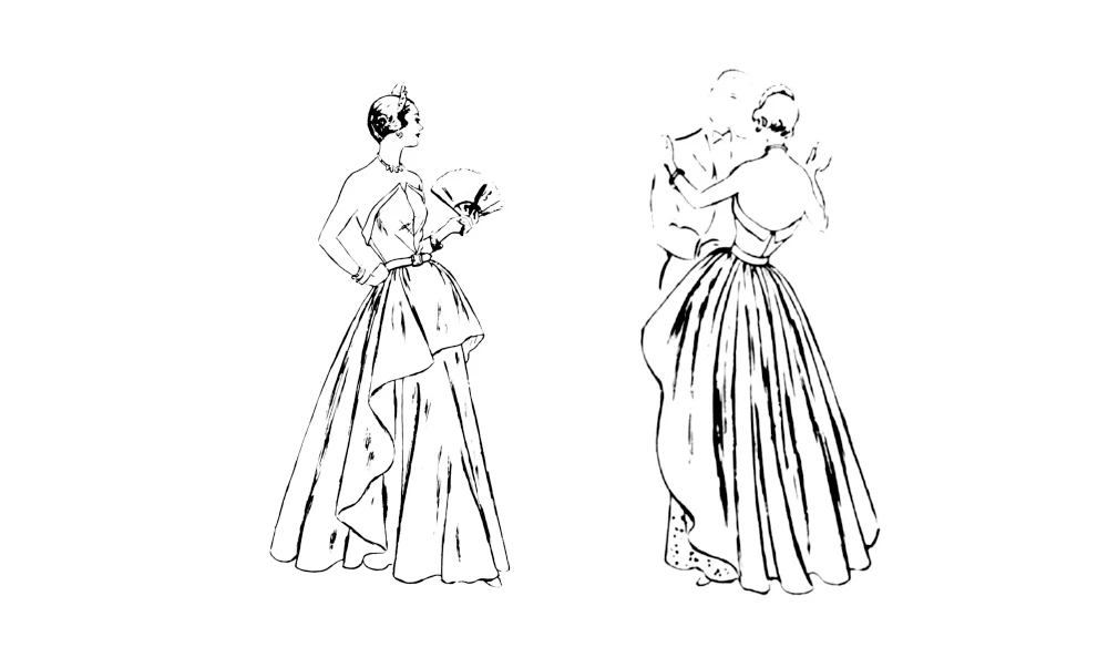 Vogue Patterns 1940s Misses' Evening Dress (PDF) 5 Vogue Patterns 1940s Misses' Evening Dress (PDF)