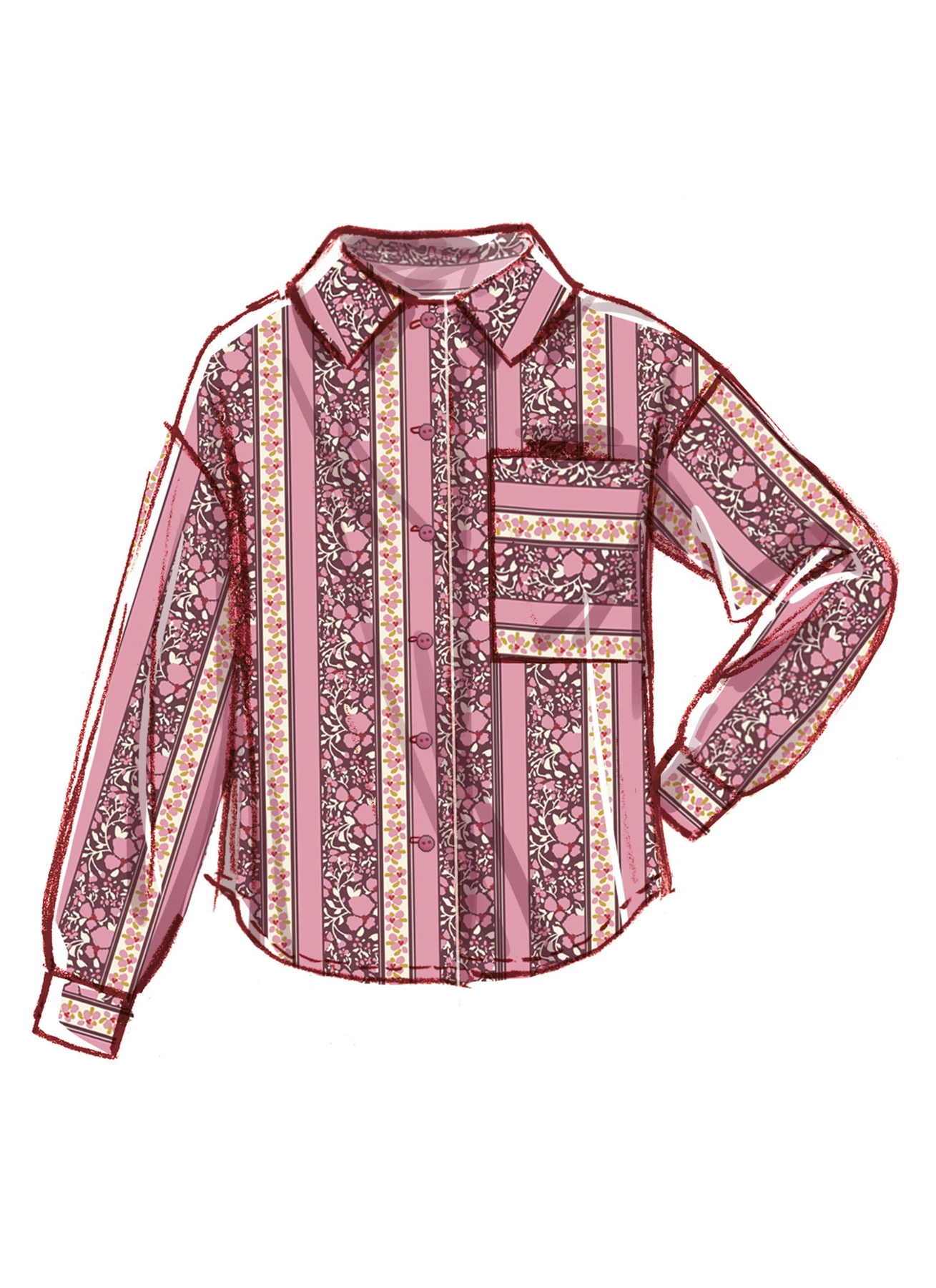 McCall's Sewing Pattern Girl's Shirt in Two Lengths, Shorts and Pants (PDF) 3 McCall's Sewing Pattern Girl's Shirt in Two Lengths, Shorts and Pants (PDF)