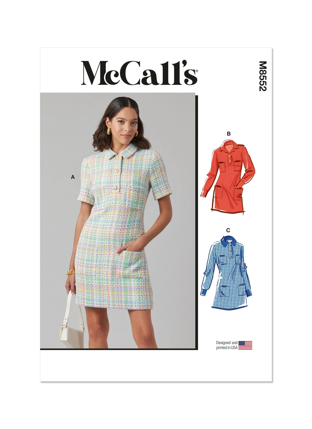 McCall's Sewing Pattern Misses' Dress with Sleeve Variations (PDF) 1 McCall's Sewing Pattern Misses' Dress with Sleeve Variations (PDF)