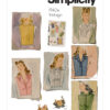 Simplicity Sewing Pattern 1940s Misses' Dickey Set 16 Simplicity Sewing Pattern 1940s Misses' Dickey Set