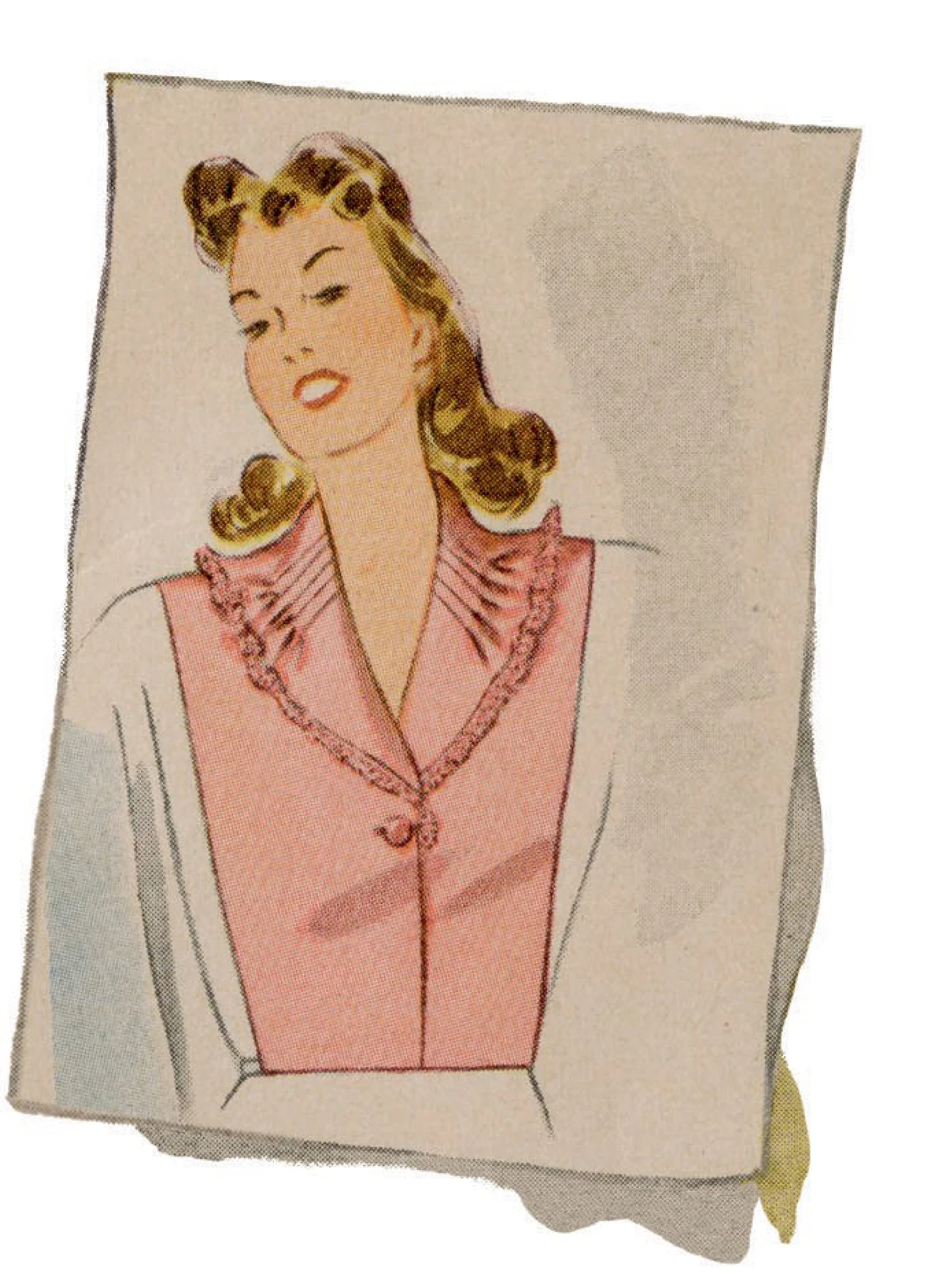 Simplicity Sewing Pattern 1940s Misses' Dickey Set 5 Simplicity Sewing Pattern 1940s Misses' Dickey Set