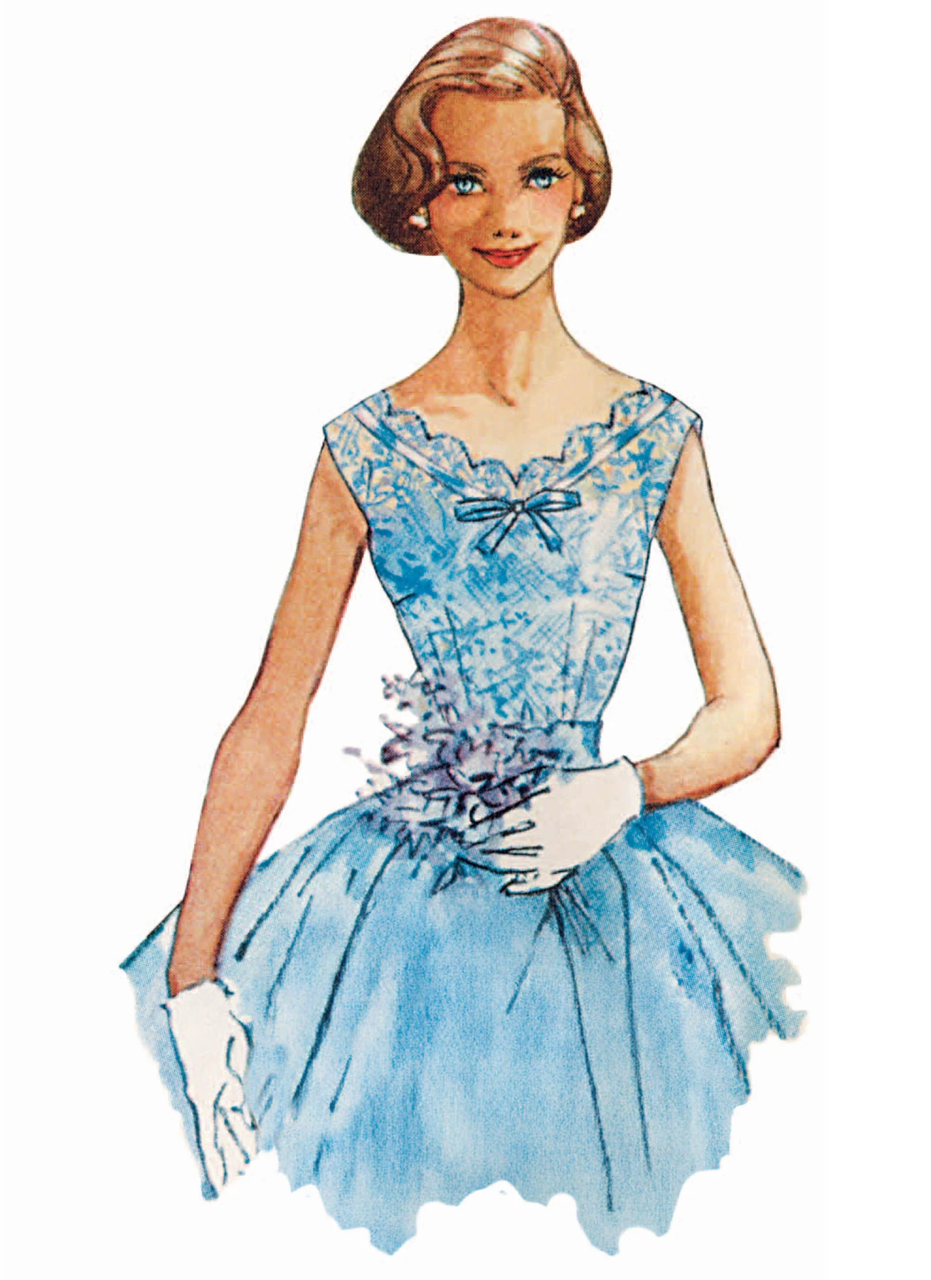 Simplicity Sewing Pattern 1950s Misses' Blouse 3 Simplicity Sewing Pattern 1950s Misses' Blouse