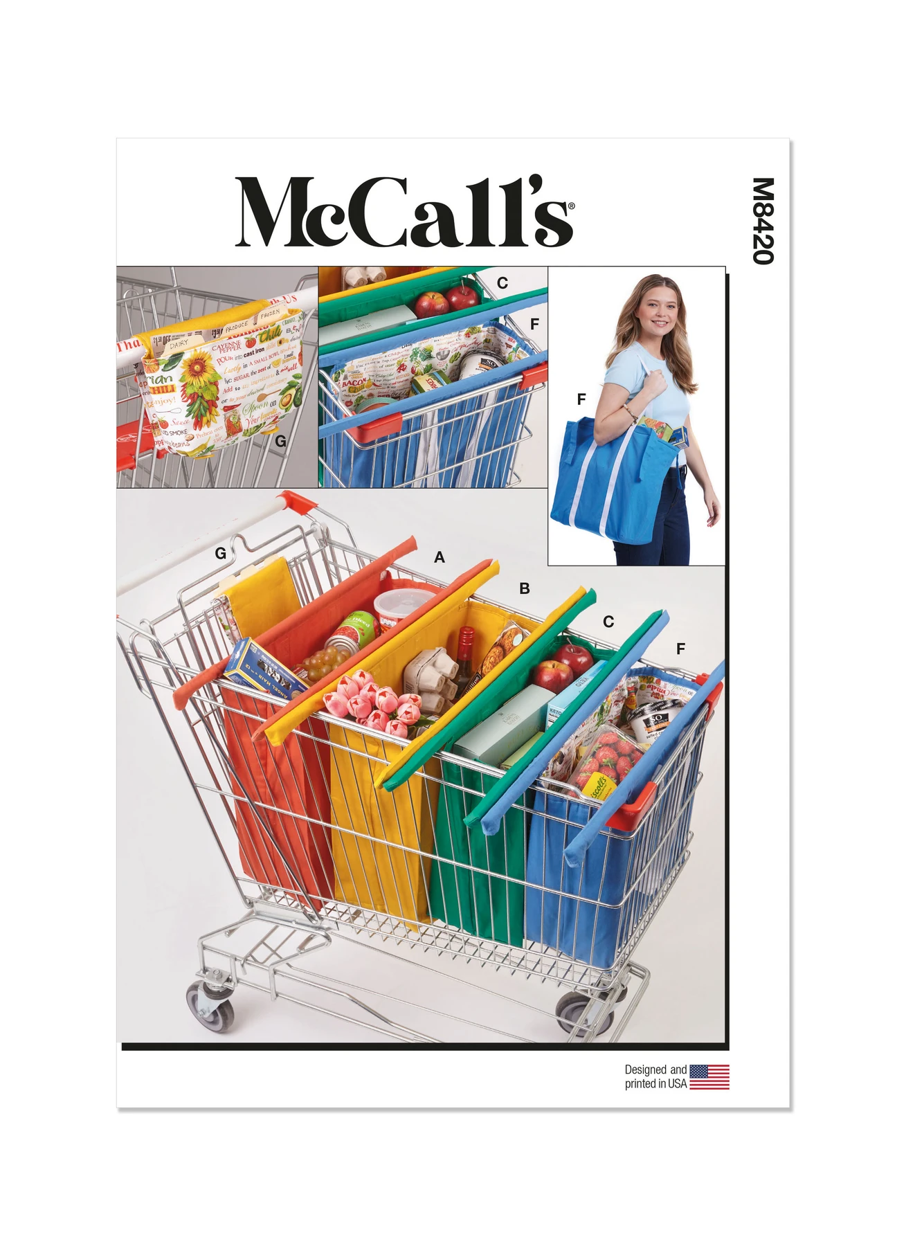 McCall's Sewing Pattern Shopping Cart Bags and Coupon Case (PDF) 1 McCall's Sewing Pattern Shopping Cart Bags and Coupon Case (PDF)