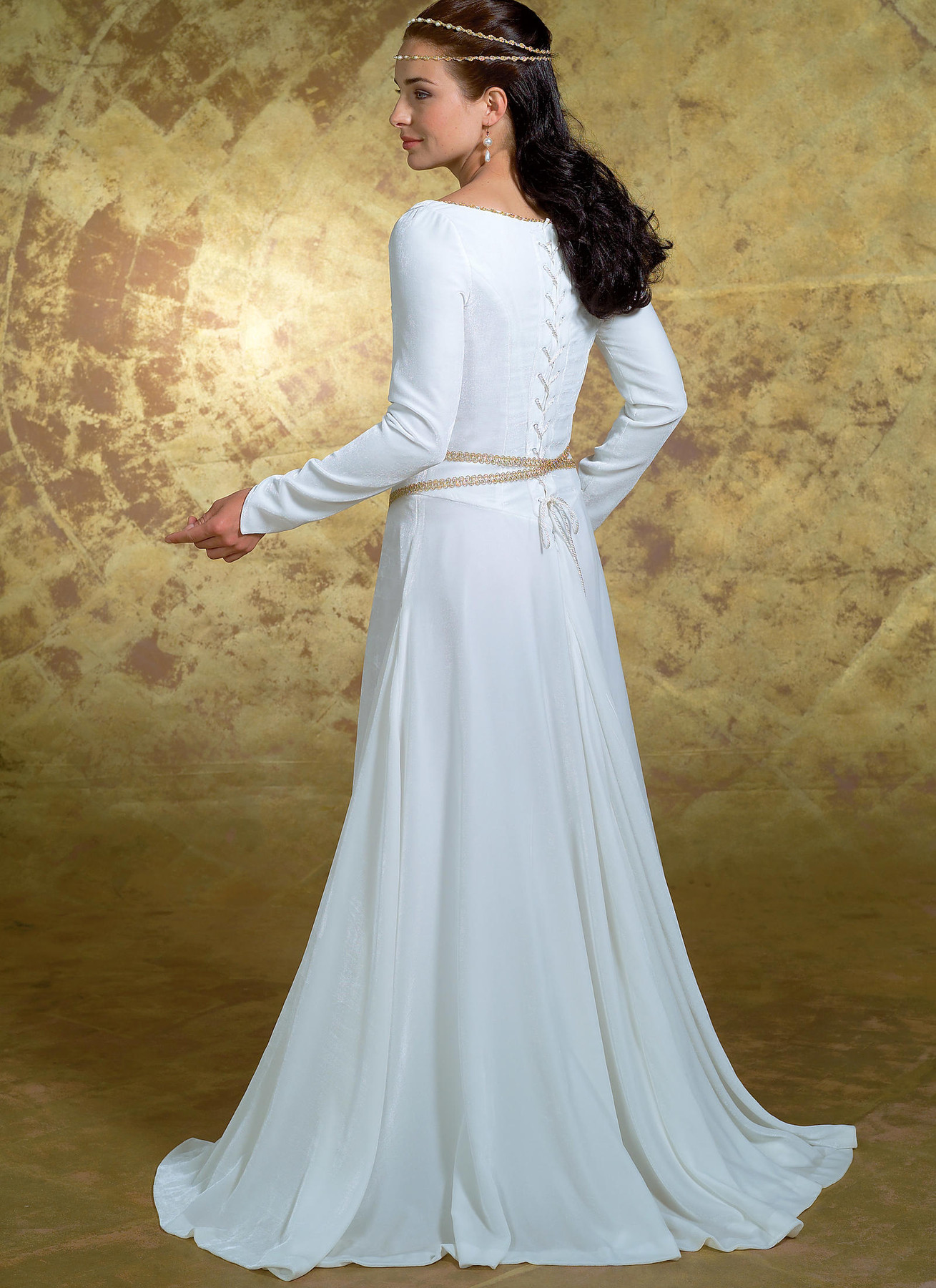 Butterick Sewing Pattern Floor-Length Cape and Princess Seam Dress 2 Butterick Sewing Pattern Floor-Length Cape and Princess Seam Dress
