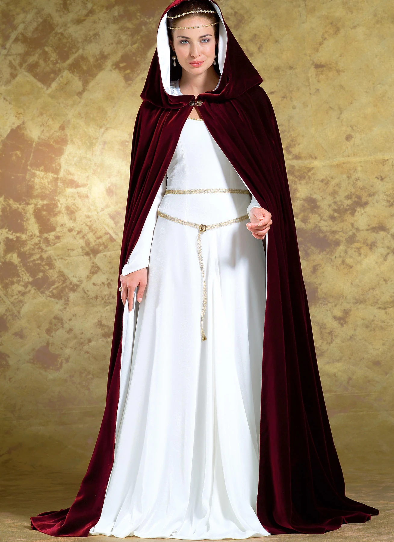 Butterick Sewing Pattern Floor-Length Cape and Princess Seam Dress 3 Butterick Sewing Pattern Floor-Length Cape and Princess Seam Dress