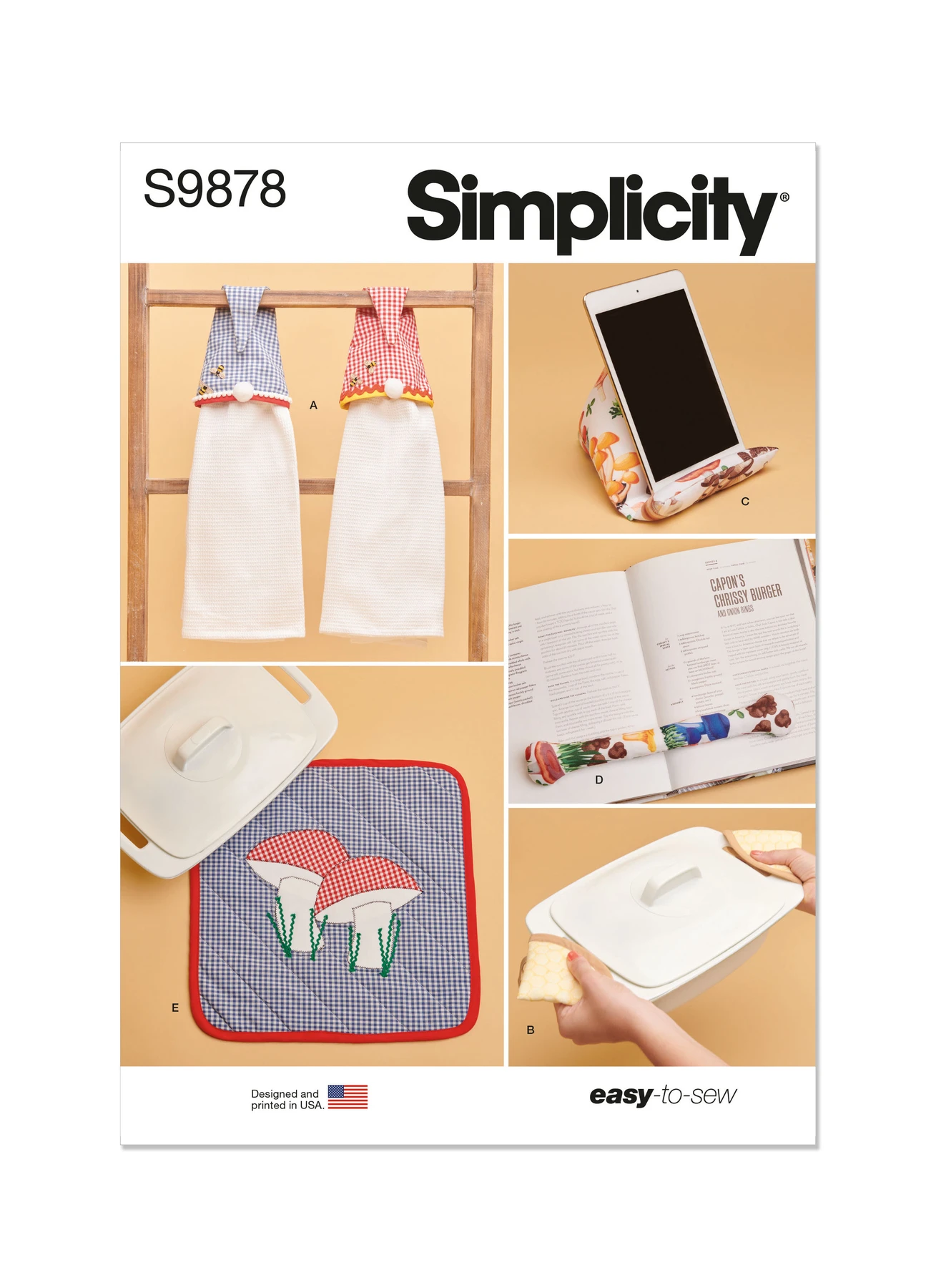 Simplicity Sewing Pattern Kitchen Accessories 1 Simplicity Sewing Pattern Kitchen Accessories