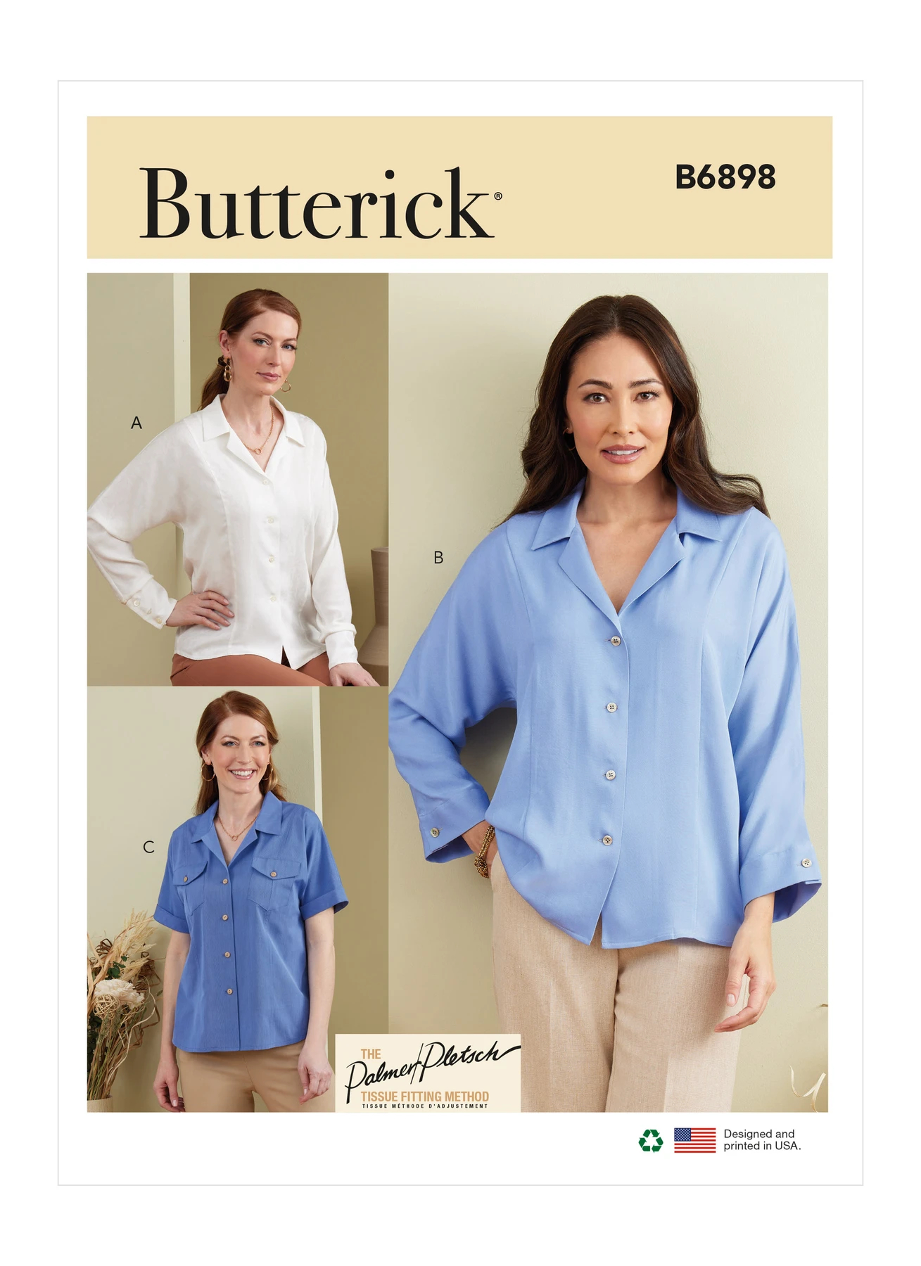 Butterick Sewing Pattern Misses' Top 1 Butterick Sewing Pattern Misses' Top