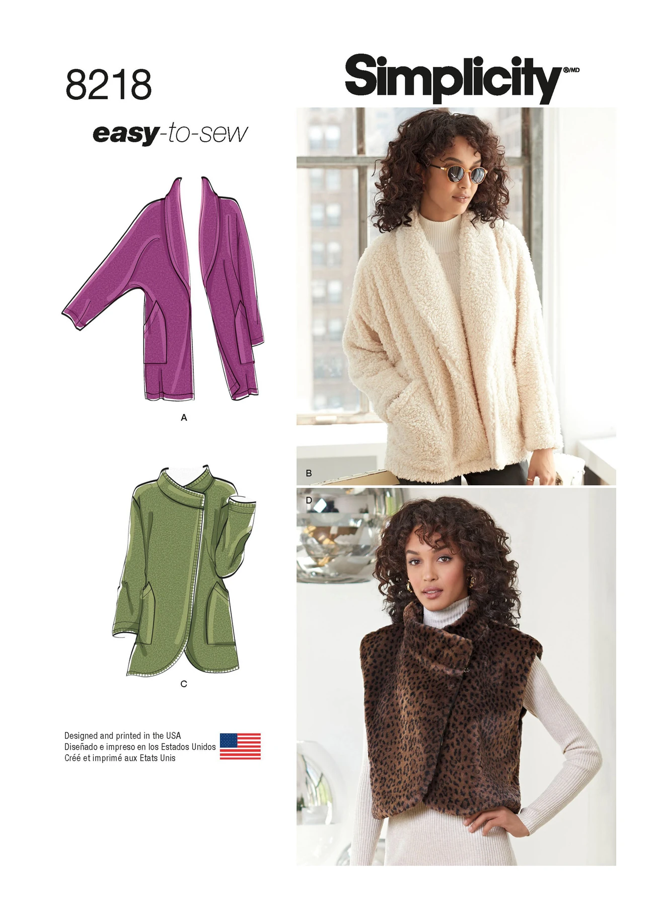 Simplicity Sewing Pattern Misses' Easy-to-Sew Jackets and Vest 1 Simplicity Sewing Pattern Misses' Easy-to-Sew Jackets and Vest