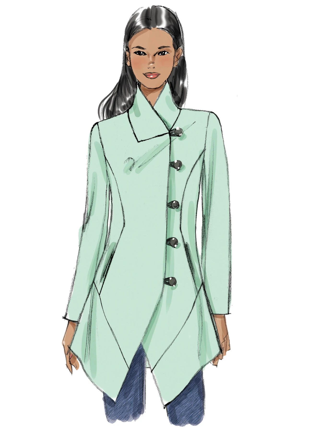 Vogue Patterns Misses' Seamed and Collared Jackets 4 Vogue Patterns Misses' Seamed and Collared Jackets