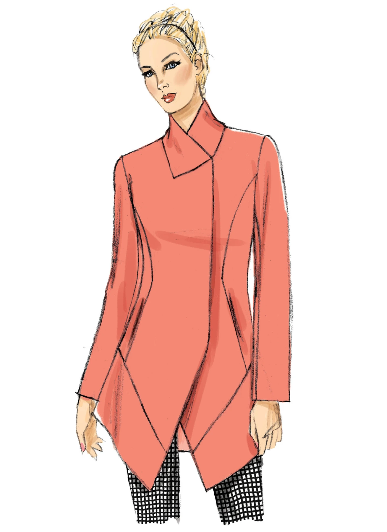 Vogue Patterns Misses' Seamed and Collared Jackets 5 Vogue Patterns Misses' Seamed and Collared Jackets