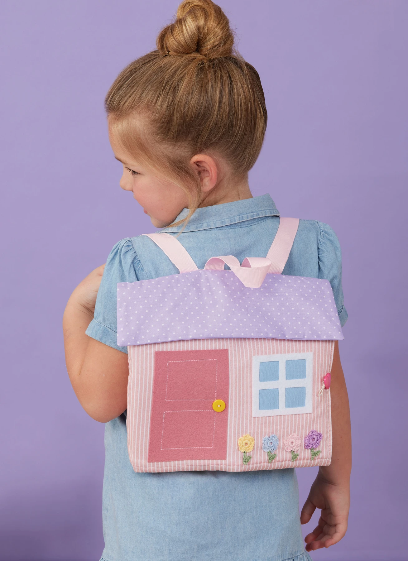 Simplicity Sewing Pattern Doll House Backpack with Bear 12 Simplicity Sewing Pattern Doll House Backpack with Bear