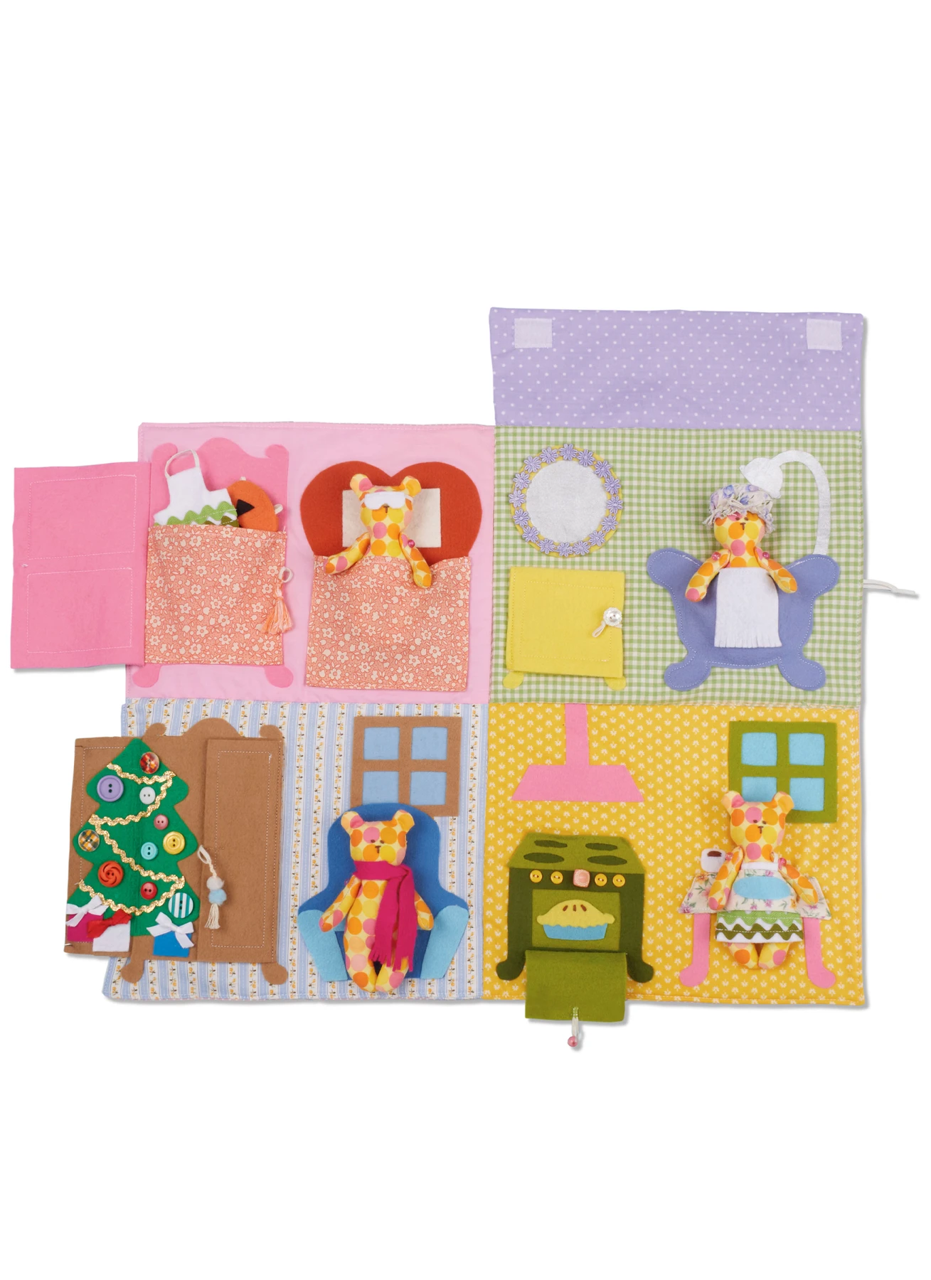 Simplicity Sewing Pattern Doll House Backpack with Bear 2 Simplicity Sewing Pattern Doll House Backpack with Bear