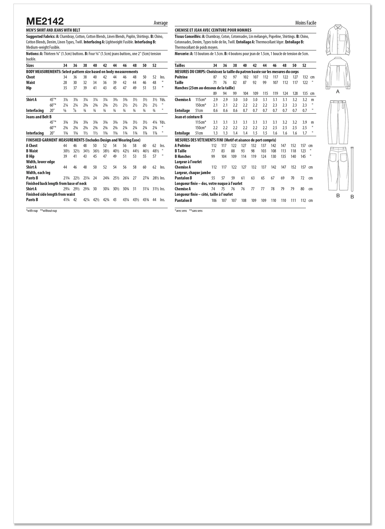 Know Me Sewing Pattern Men's Shirt and Jeans with Belt by Norris Dánta Ford (PDF) 6 Know Me Sewing Pattern Men's Shirt and Jeans with Belt by Norris Dánta Ford (PDF)