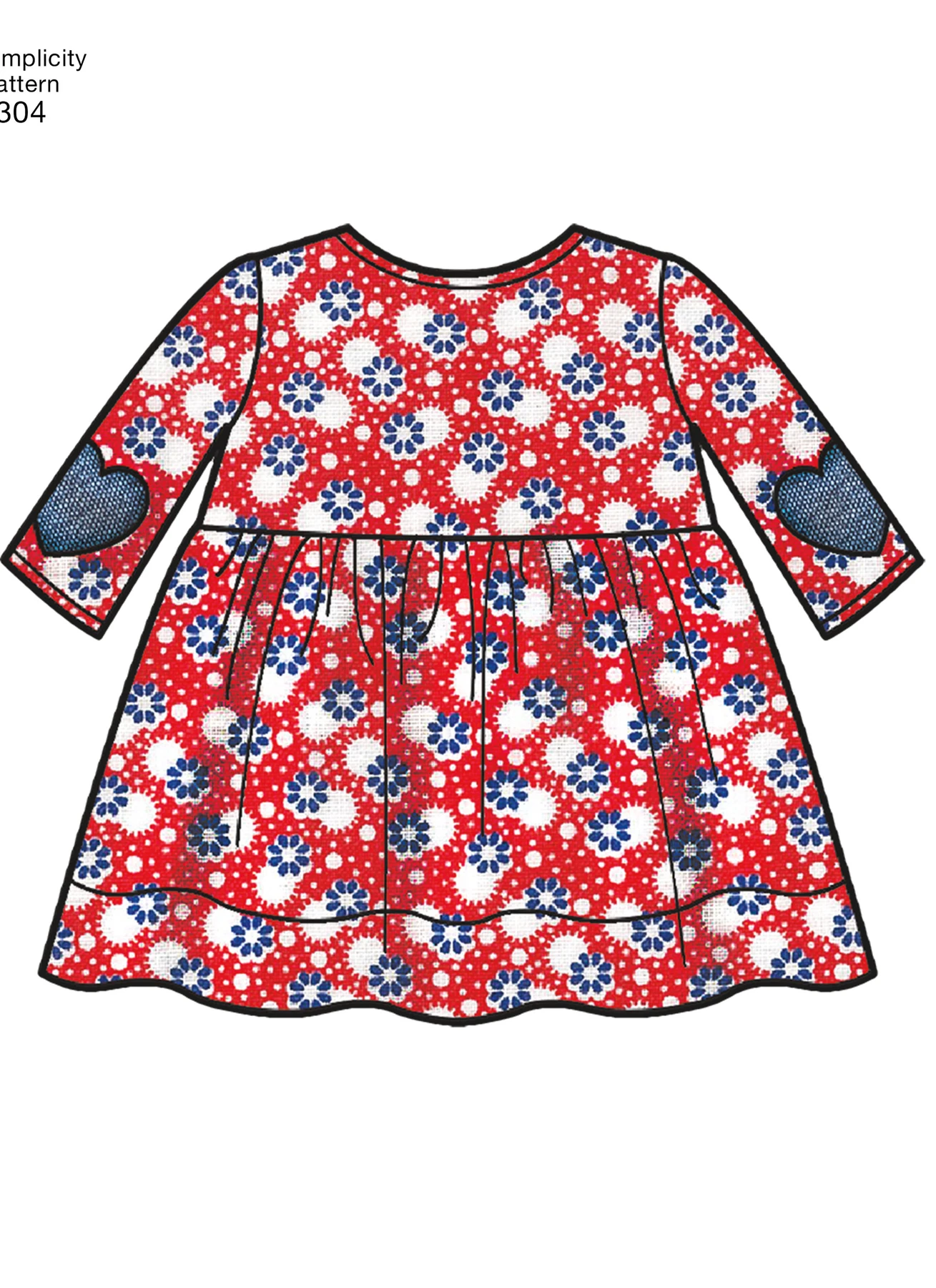 Simplicity Sewing Pattern Babies' Leggings, Top, Dress, Bibs and Headband 4 Simplicity Sewing Pattern Babies' Leggings, Top, Dress, Bibs and Headband