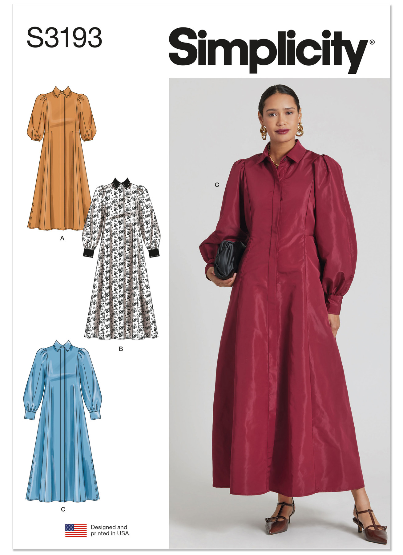 Simplicity Sewing Pattern Misses' Shirtdress with Sleeve and Length Variations (PDF) 1 Simplicity Sewing Pattern Misses' Shirtdress with Sleeve and Length Variations (PDF)