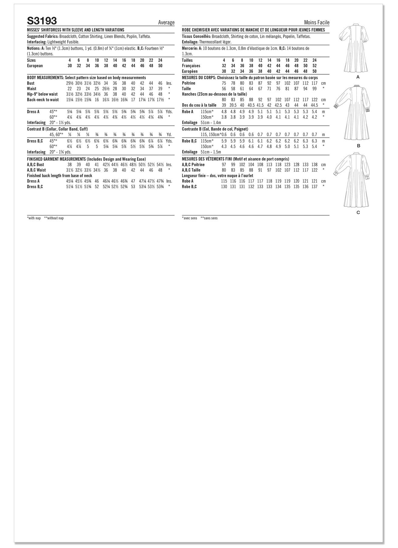 Simplicity Sewing Pattern Misses' Shirtdress with Sleeve and Length Variations (PDF) 7 Simplicity Sewing Pattern Misses' Shirtdress with Sleeve and Length Variations (PDF)
