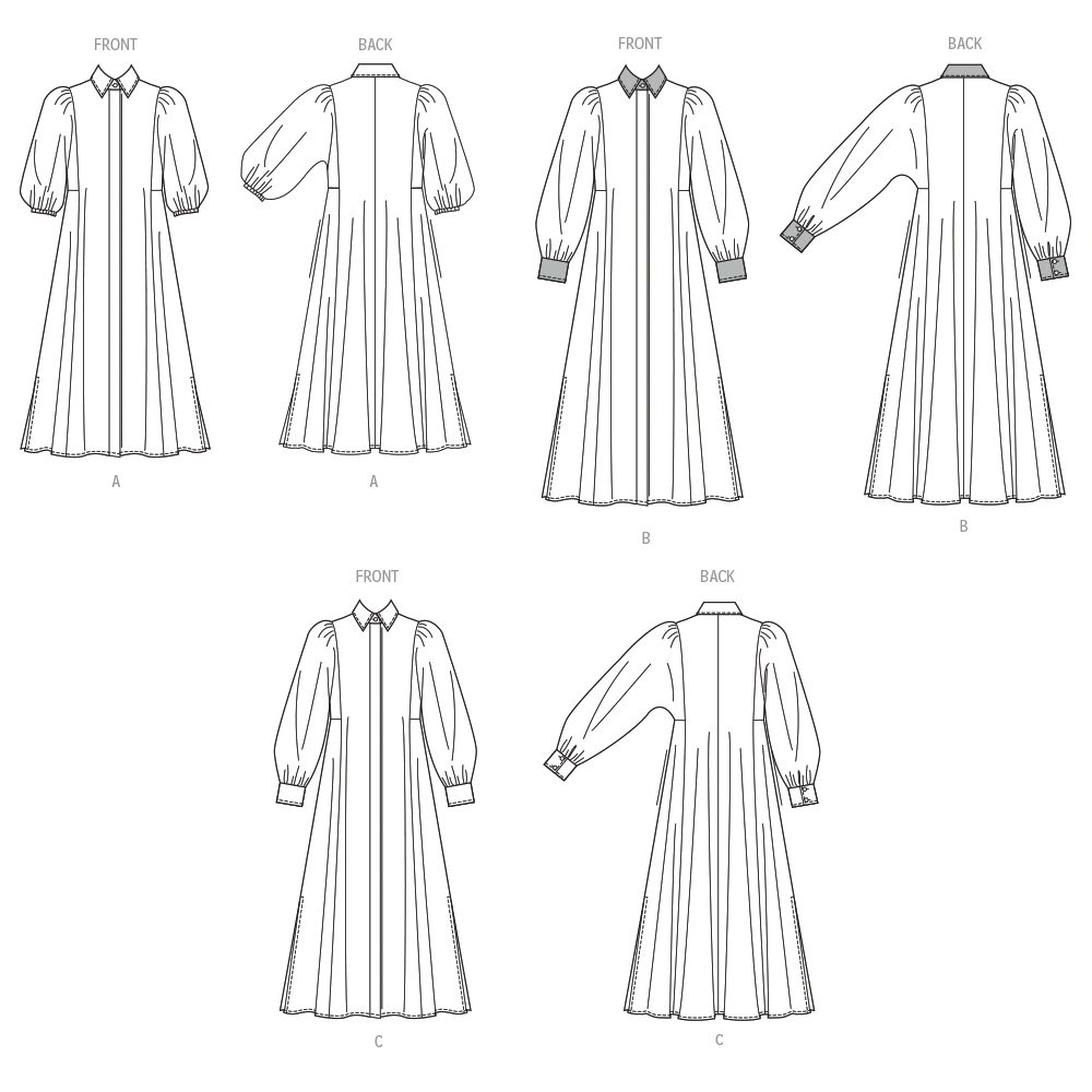 Simplicity Sewing Pattern Misses' Shirtdress with Sleeve and Length Variations (PDF) 8 Simplicity Sewing Pattern Misses' Shirtdress with Sleeve and Length Variations (PDF)