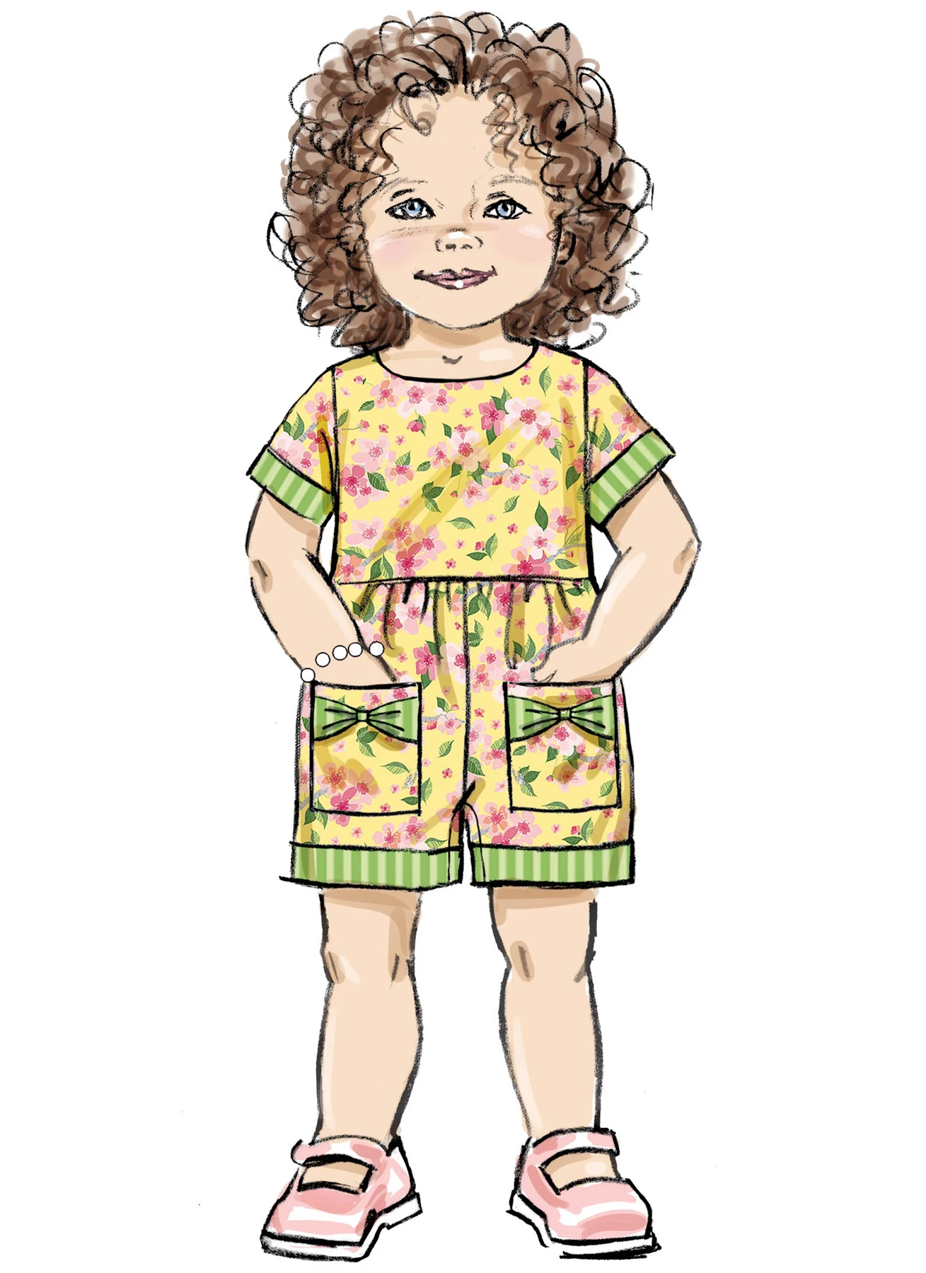 Butterick Sewing Pattern Toddlers' Dresses and Rompers (PDF) 4 Butterick Sewing Pattern Toddlers' Dresses and Rompers (PDF)