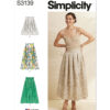 Simplicity Sewing Pattern Misses' Pleated Skirt in Two Lengths and Belt 13 Simplicity Sewing Pattern Misses' Pleated Skirt in Two Lengths and Belt