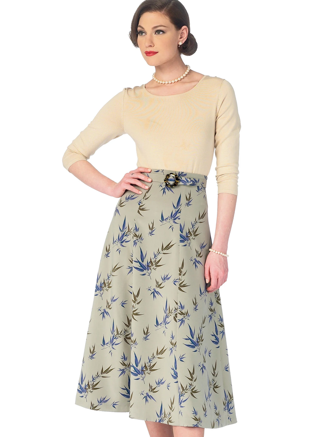 McCall's Sewing Pattern 1930s Misses' Midi Skirts and Belt 3 McCall's Sewing Pattern 1930s Misses' Midi Skirts and Belt