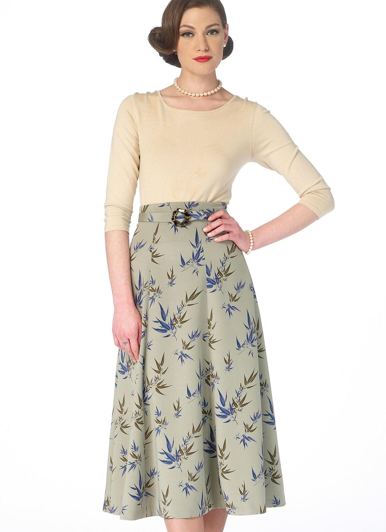 McCall's Sewing Pattern 1930s Misses' Midi Skirts and Belt 6 McCall's Sewing Pattern 1930s Misses' Midi Skirts and Belt
