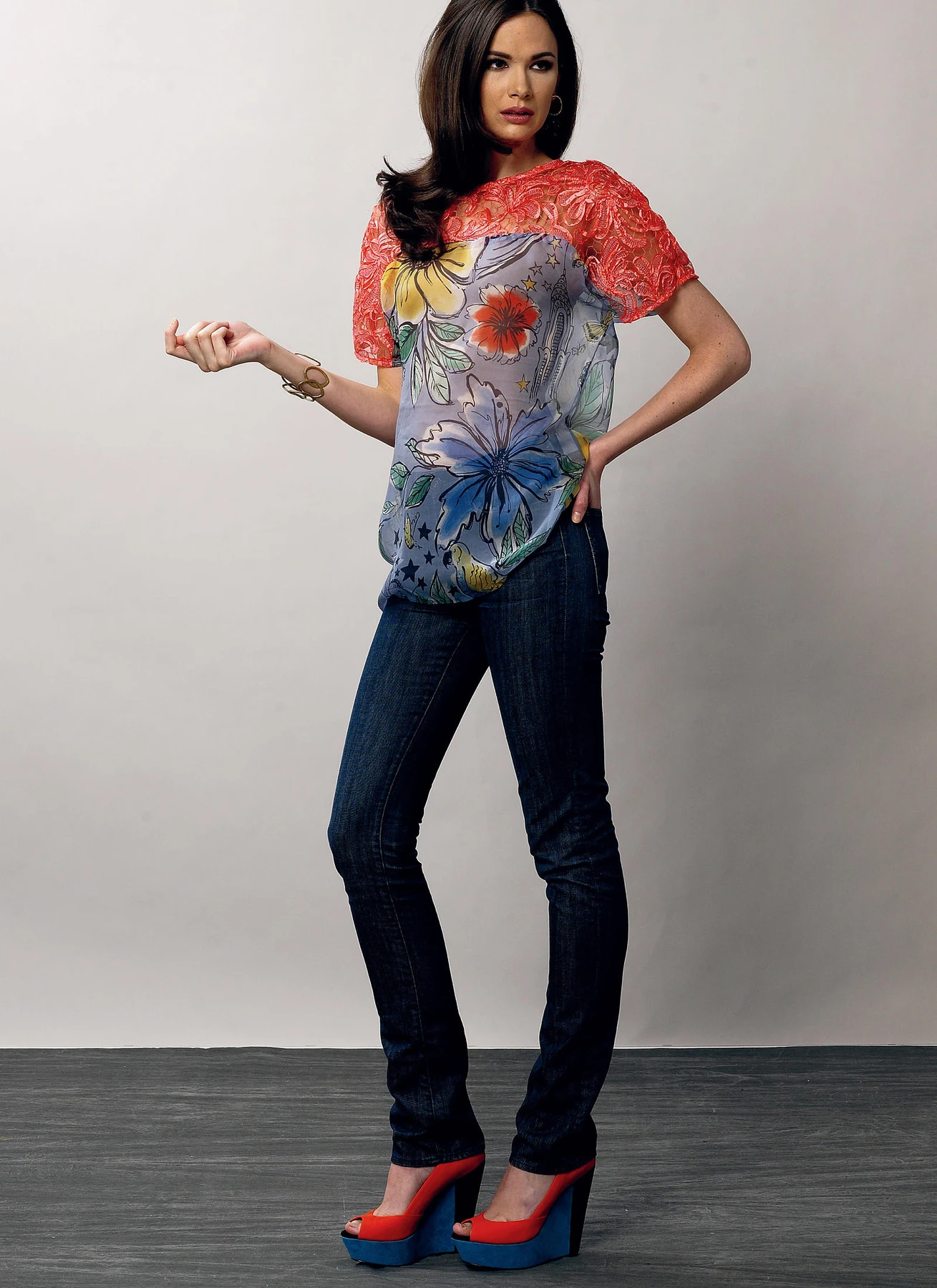 Vogue Patterns Misses' Colorblock Tops 6 Vogue Patterns Misses' Colorblock Tops