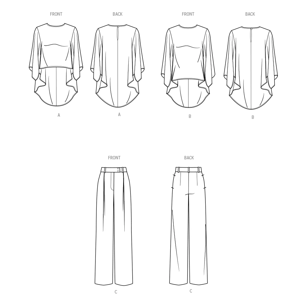 Simplicity Sewing Pattern Misses' and Women's Tops and Pants (PDF) 12 Simplicity Sewing Pattern Misses' and Women's Tops and Pants (PDF)
