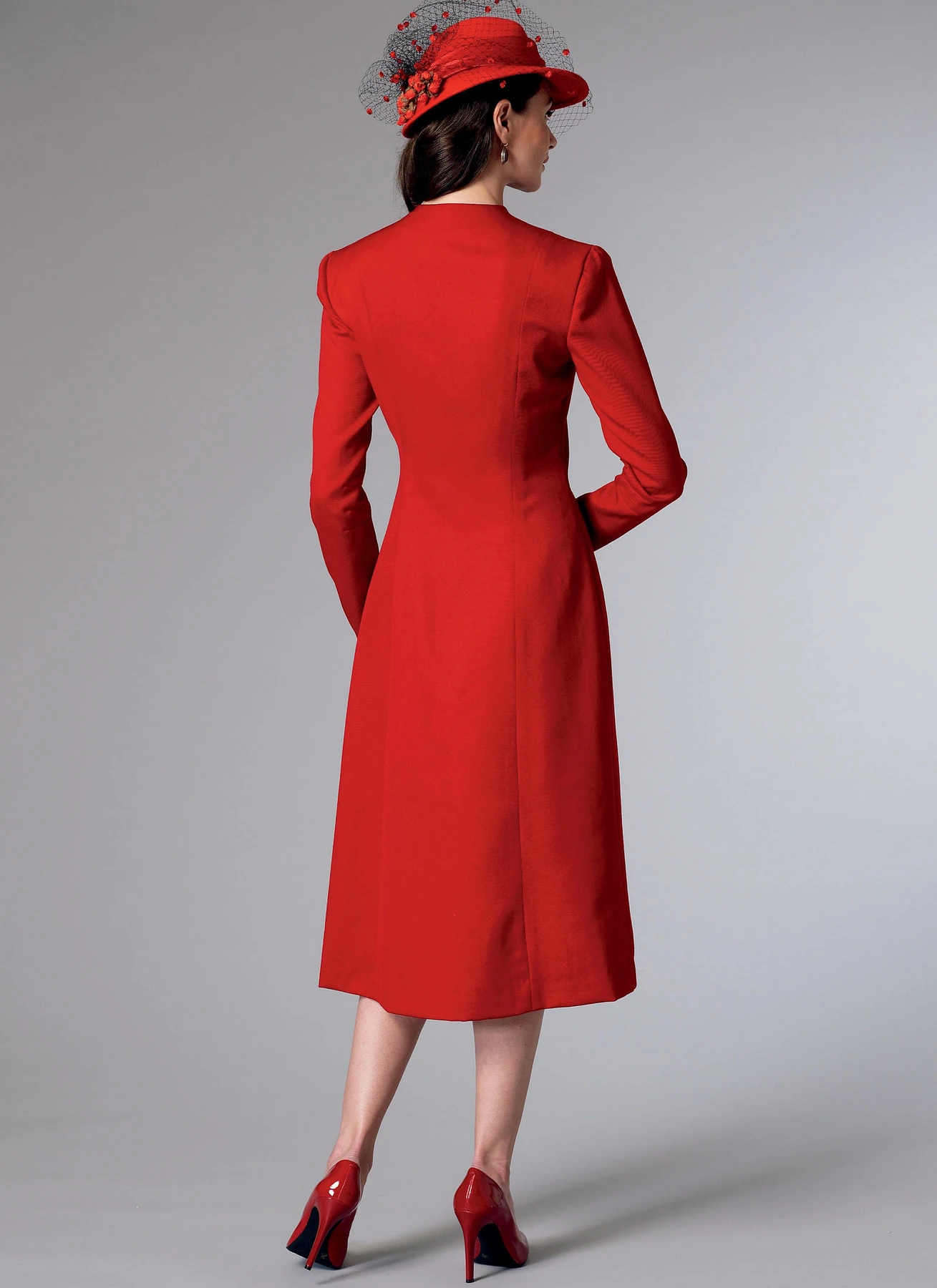 Butterick Sewing Pattern 1940s Misses' Swan-Neck or Shawl Collar Dresses with Asymmetrical Gathers (PDF) 7 Butterick Sewing Pattern 1940s Misses' Swan-Neck or Shawl Collar Dresses with Asymmetrical Gathers (PDF)