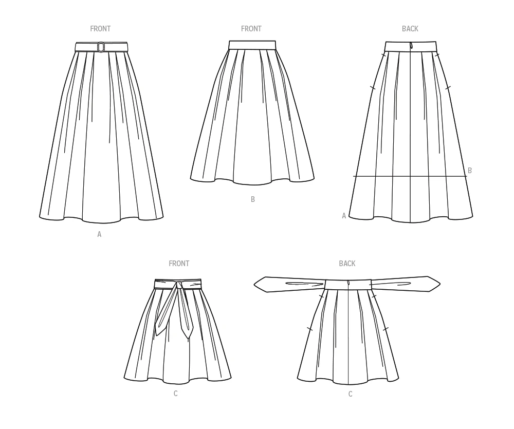 Simplicity Sewing Pattern Women's Skirts 8 Simplicity Sewing Pattern Women's Skirts