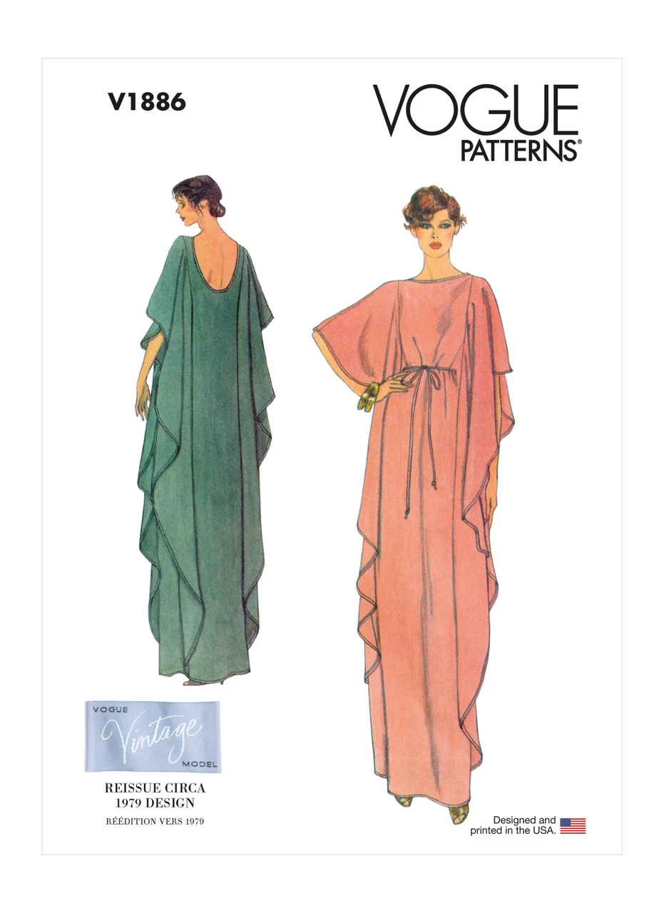 Vogue Patterns 1970s Misses' Caftan (PDF) 1 Vogue Patterns 1970s Misses' Caftan (PDF)