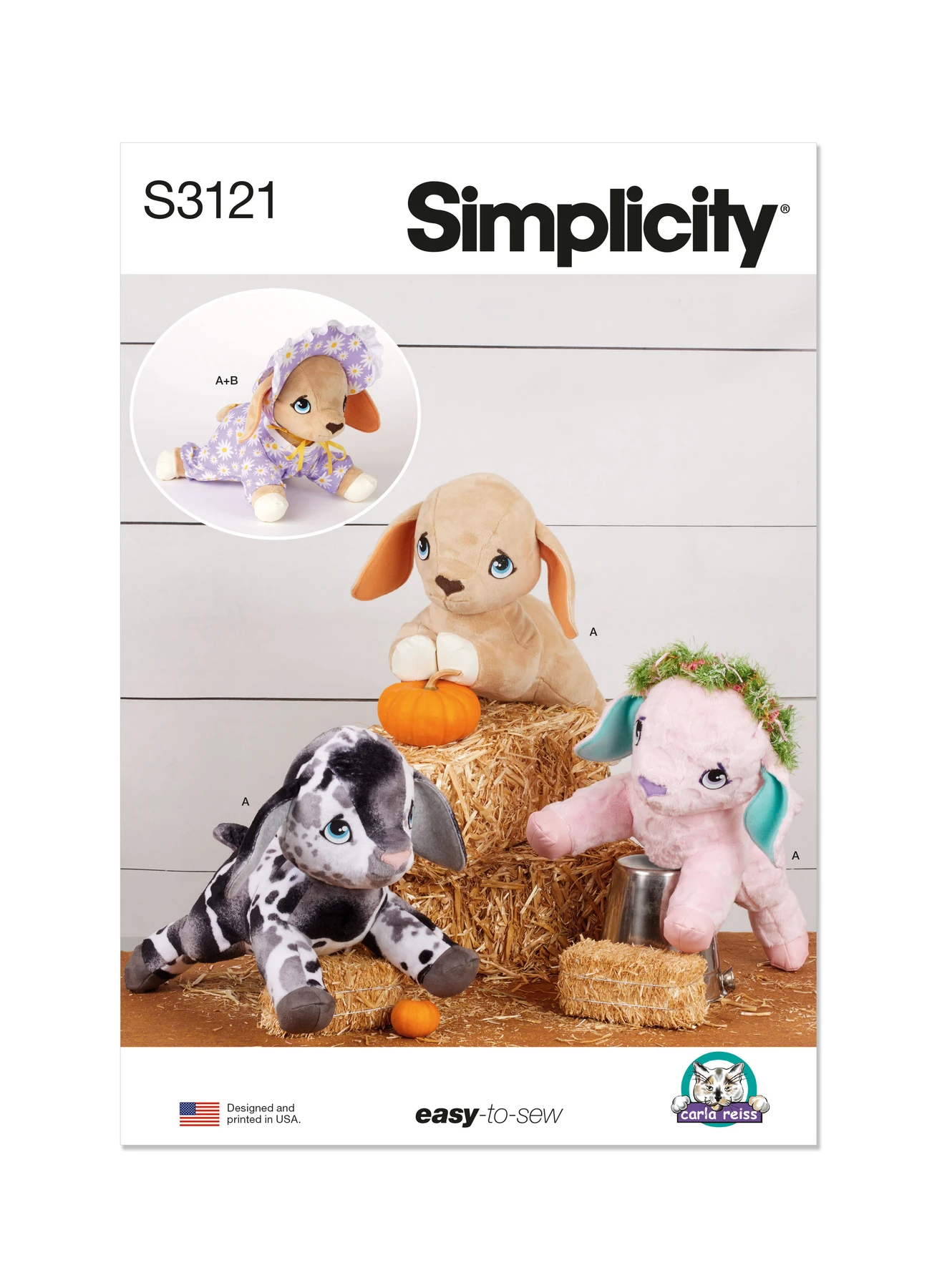 Simplicity Sewing Pattern Baby Goat Plushy and Accessories by Carla Reiss (PDF) 1 Simplicity Sewing Pattern Baby Goat Plushy and Accessories by Carla Reiss (PDF)