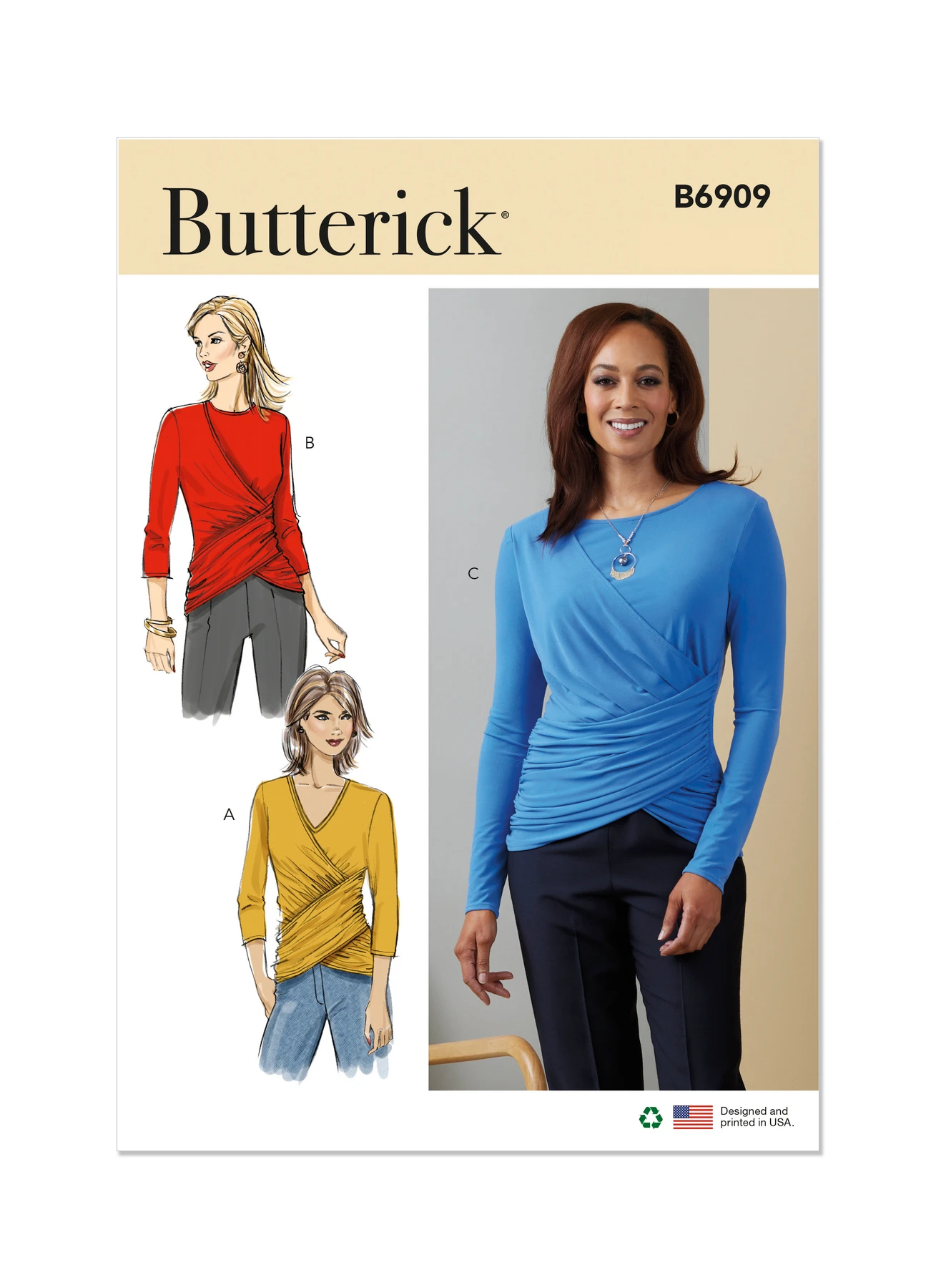 Butterick Sewing Pattern Misses' Knit Top (PDF) 1 Butterick Sewing Pattern Misses' Knit Top (PDF)