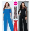 McCall's Sewing Pattern Misses'/Miss Petite Jumpsuits (PDF)