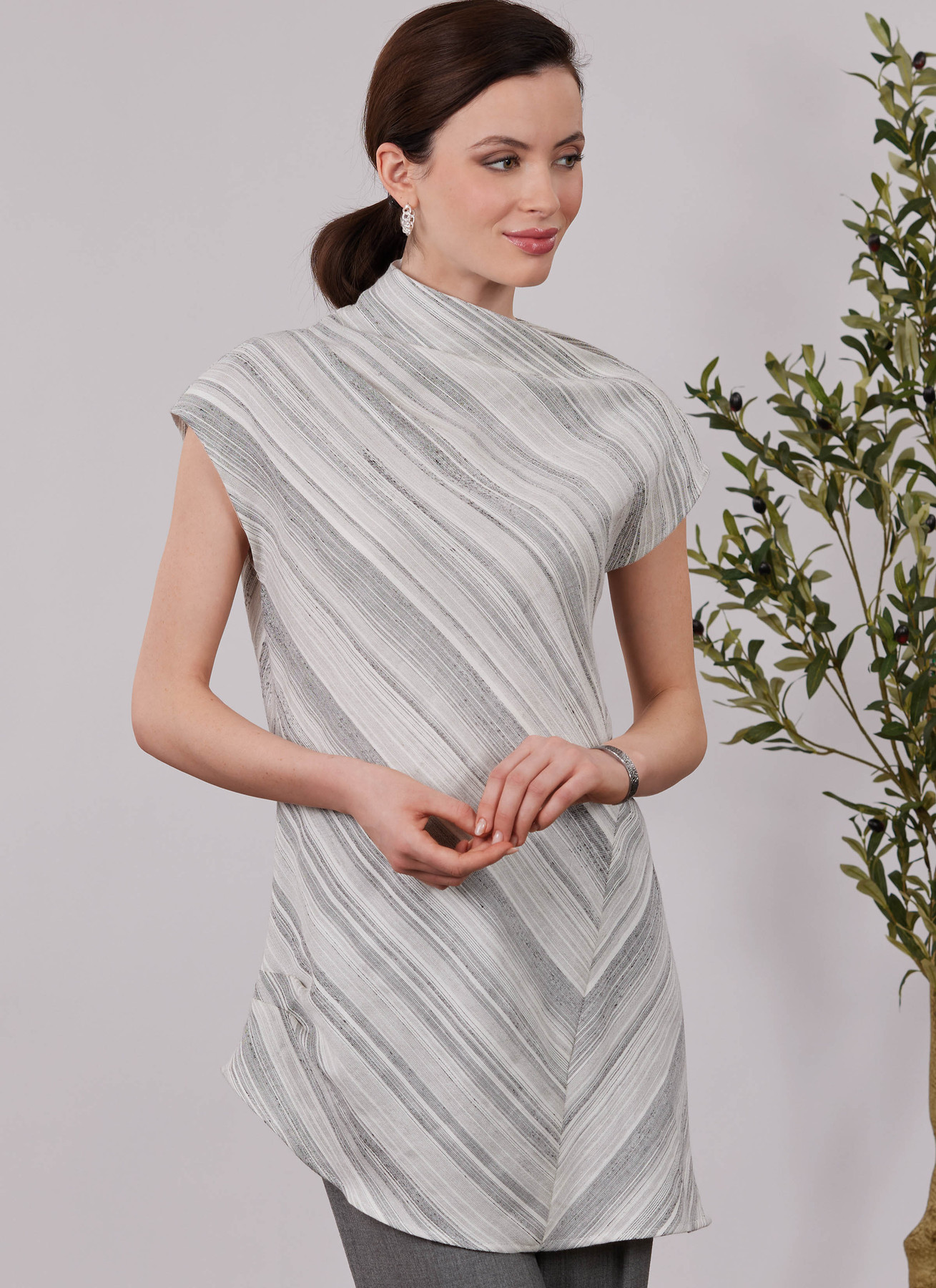 Simplicity Sewing Pattern Misses' Draped Top in Three Lengths 2 Simplicity Sewing Pattern Misses' Draped Top in Three Lengths