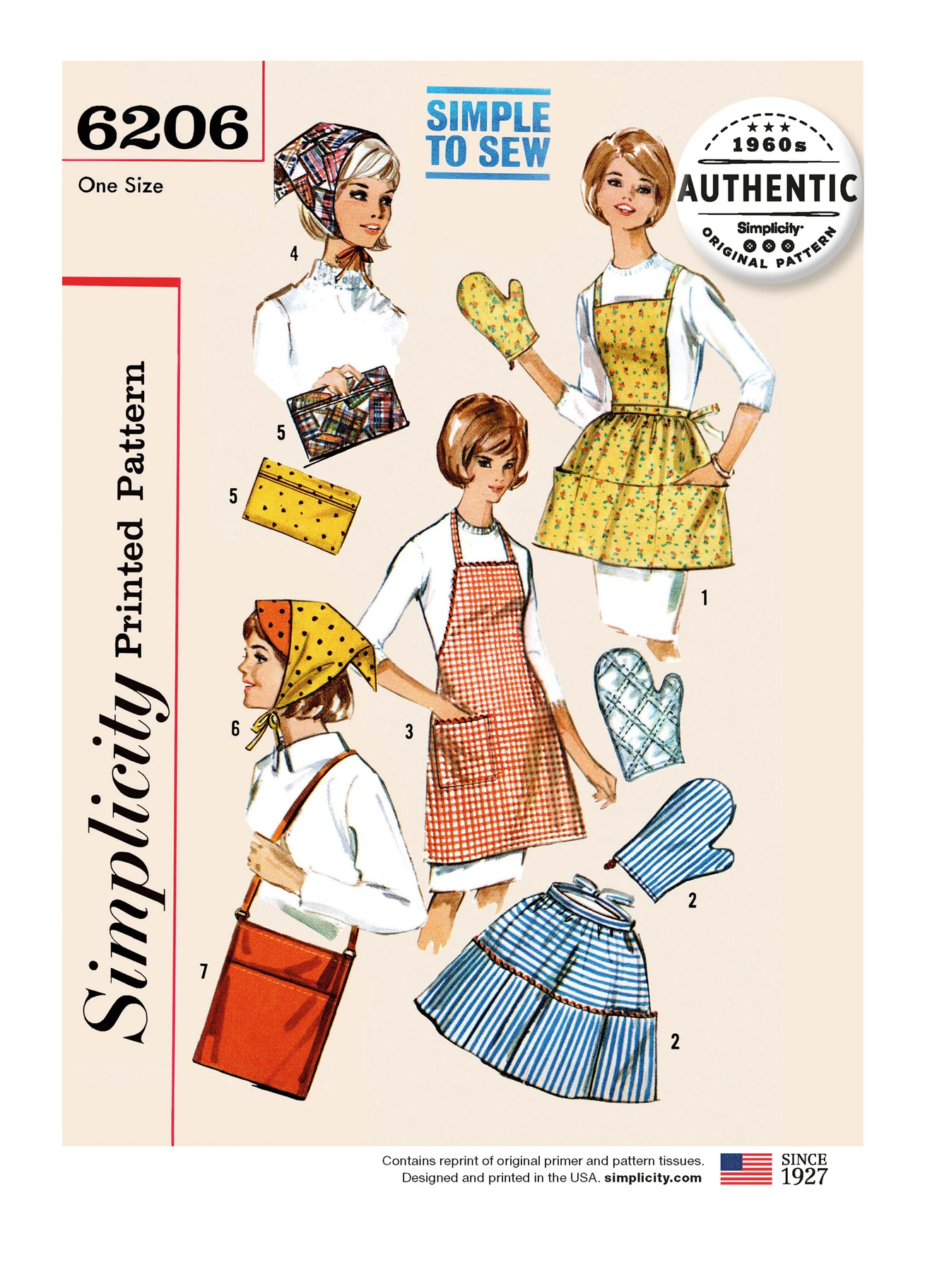 Simplicity Sewing Pattern 1960s Vintage Gifts and Kitchen Accessories 1 Simplicity Sewing Pattern 1960s Vintage Gifts and Kitchen Accessories