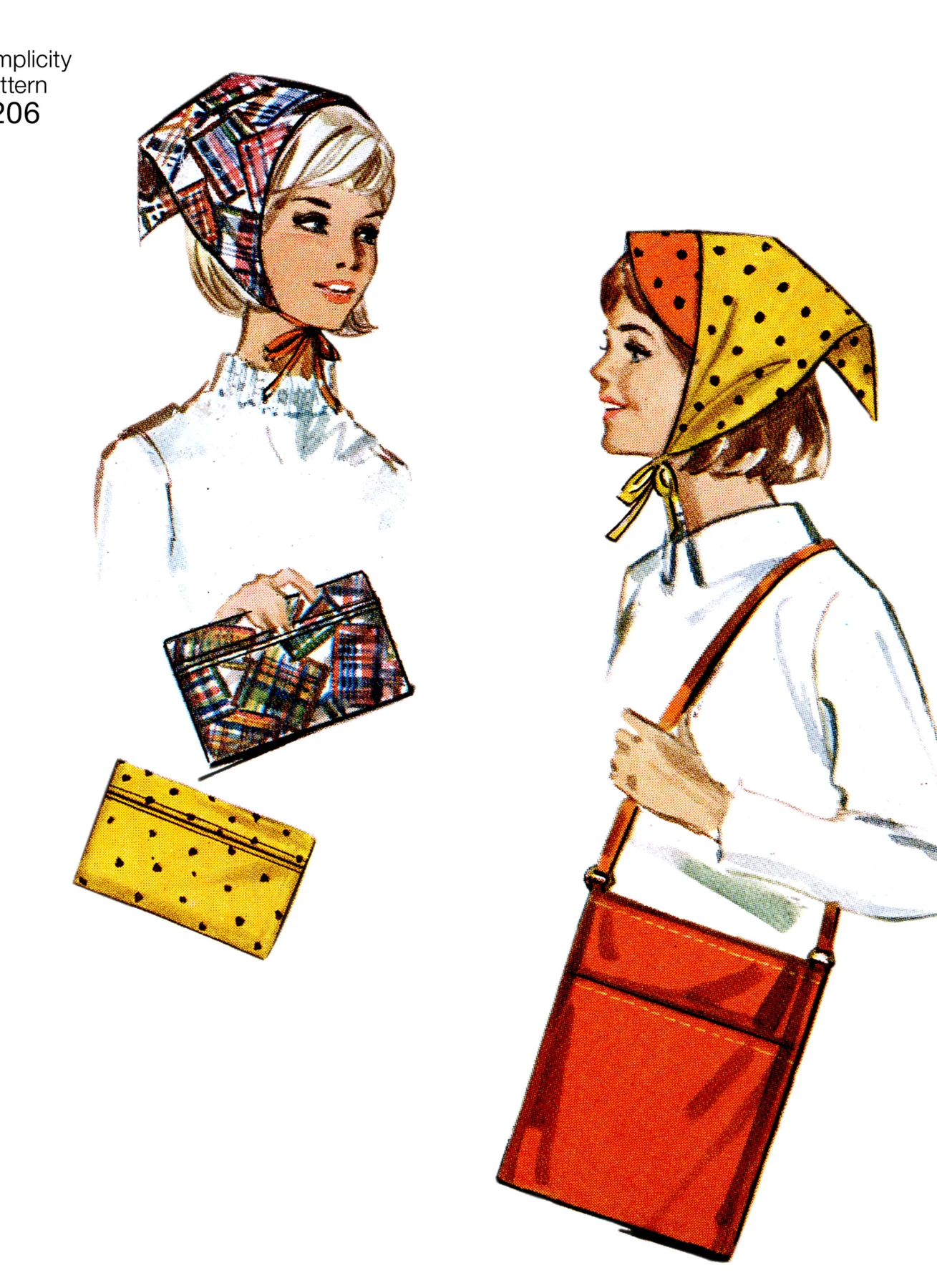 Simplicity Sewing Pattern 1960s Vintage Gifts and Kitchen Accessories 4 Simplicity Sewing Pattern 1960s Vintage Gifts and Kitchen Accessories