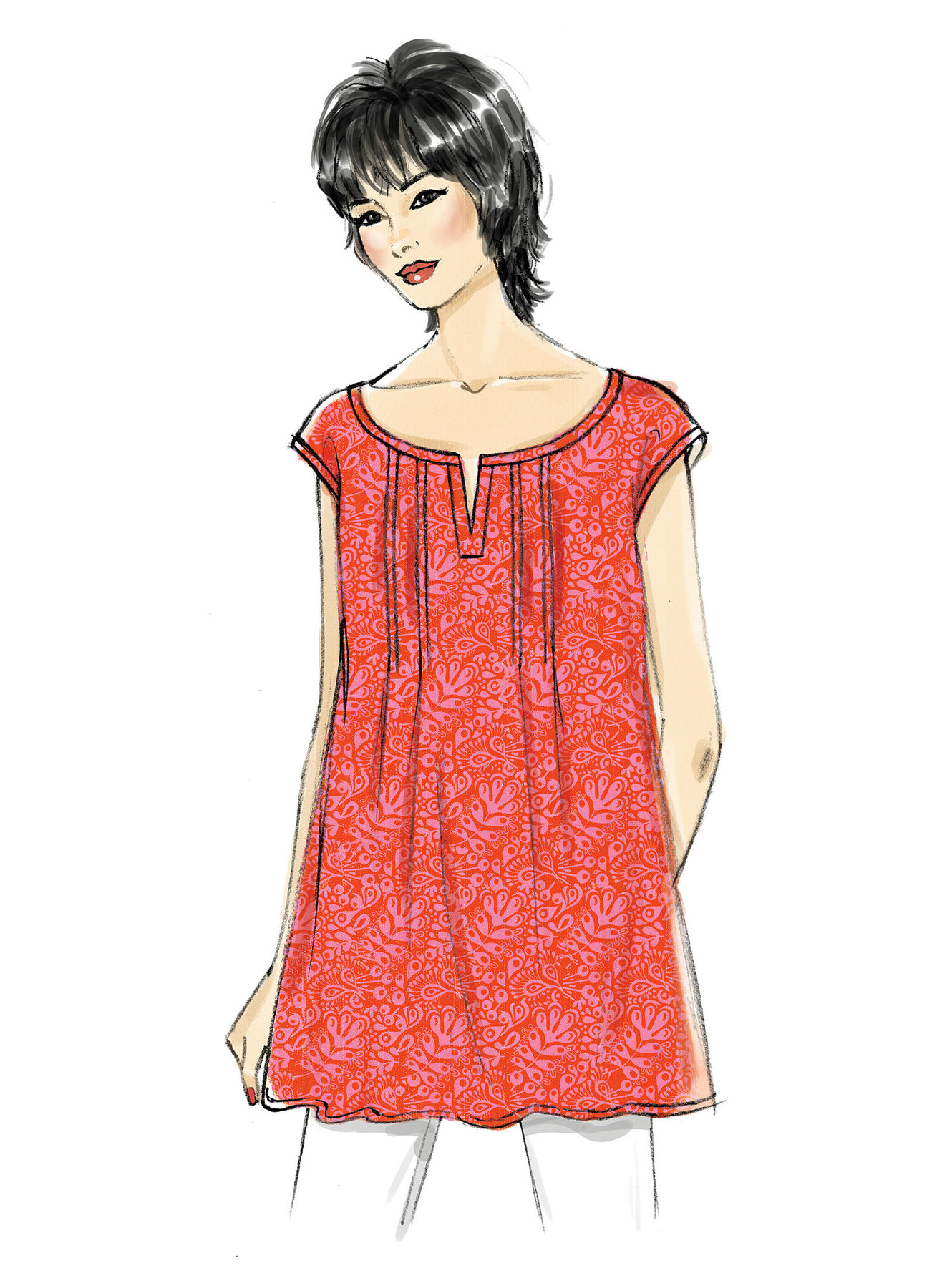 Butterick Sewing Pattern Misses' Front-Tuck Tops 3 Butterick Sewing Pattern Misses' Front-Tuck Tops
