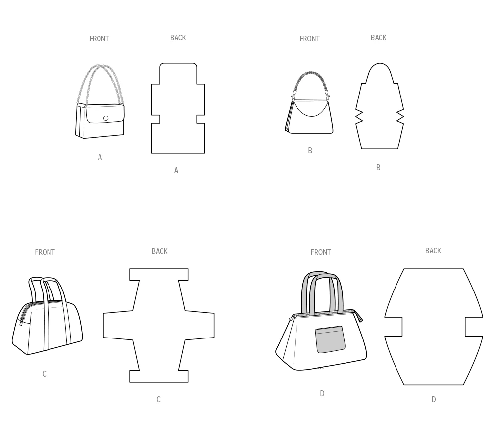 Simplicity Sewing Pattern Bags 7 Simplicity Sewing Pattern Bags