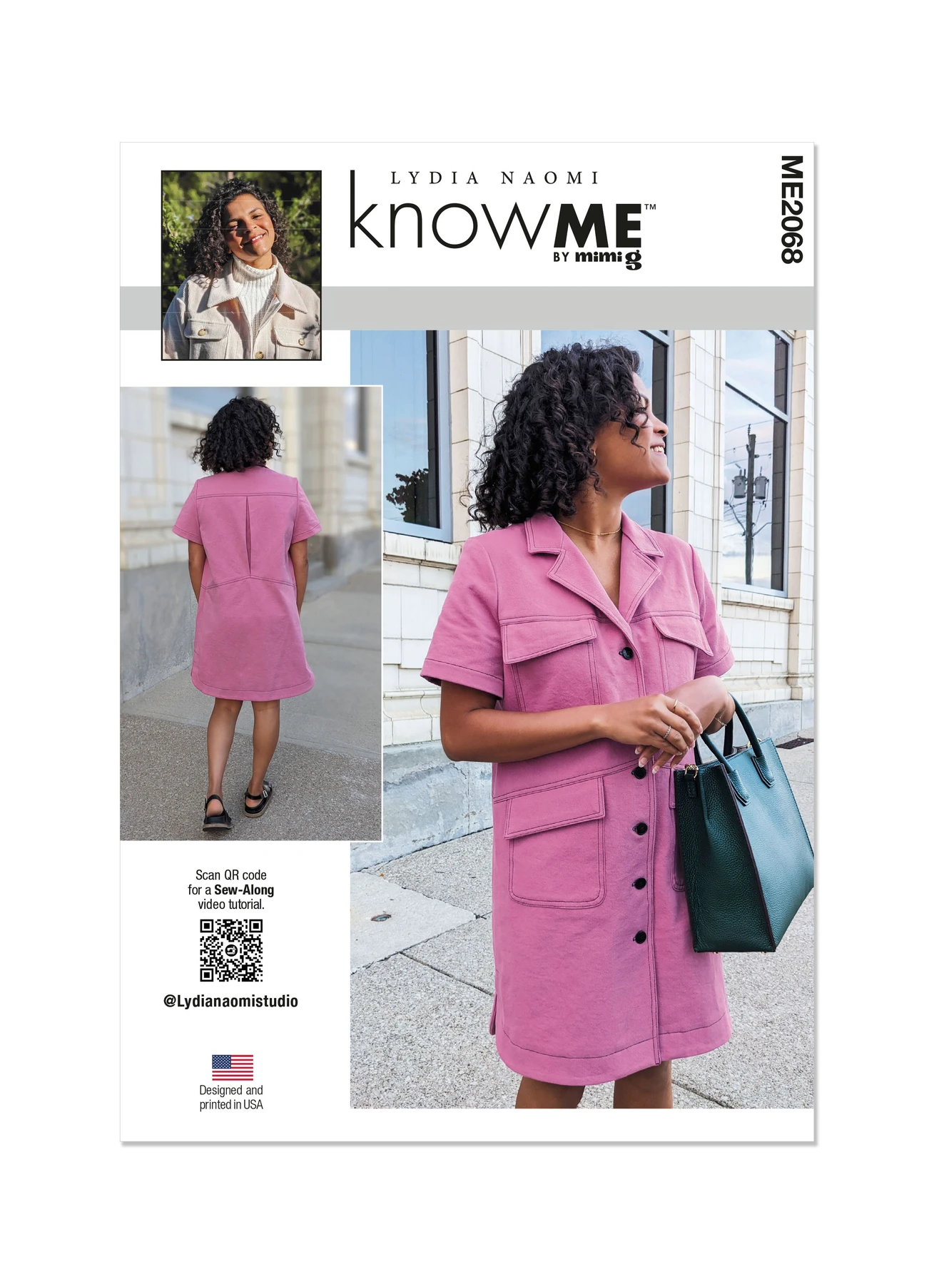 Know Me Sewing Pattern Misses' Shirt Dress by Lydia Naomi (PDF) 1 Know Me Sewing Pattern Misses' Shirt Dress by Lydia Naomi (PDF)