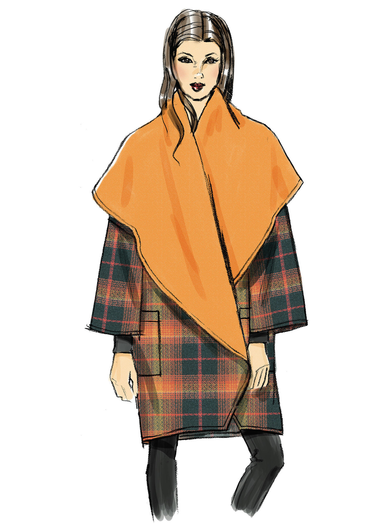 Vogue Patterns Misses' Oversized Shawl Collar Jackets 3 Vogue Patterns Misses' Oversized Shawl Collar Jackets