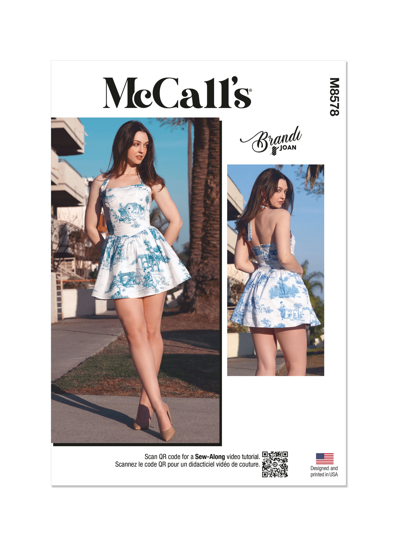 McCall's Sewing Pattern Misses' Dress by Brandi Joan (PDF) 1 McCall's Sewing Pattern Misses' Dress by Brandi Joan (PDF)