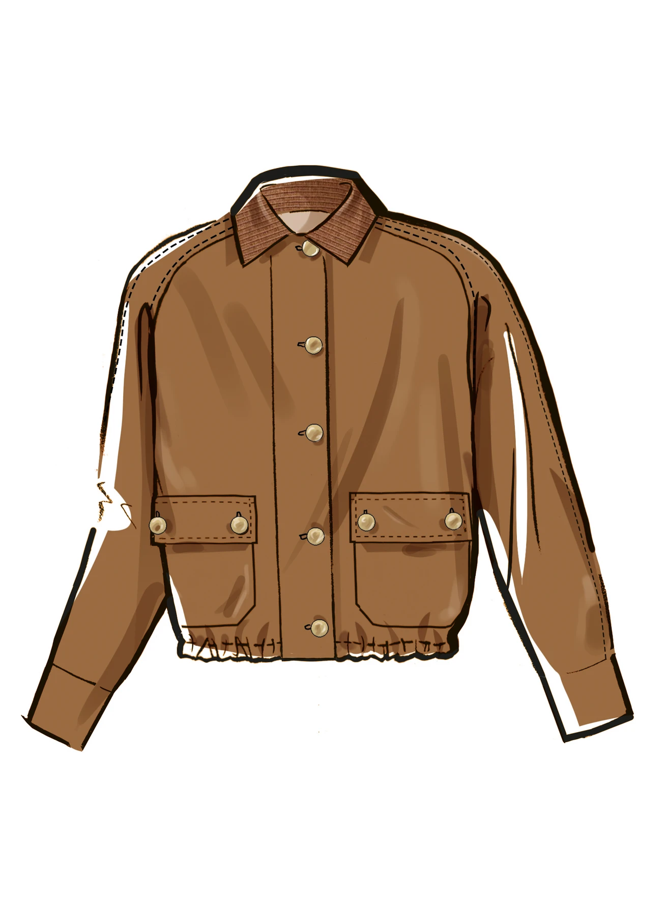 McCall's Sewing Pattern Misses' Blouson Jackets (PDF) 3 McCall's Sewing Pattern Misses' Blouson Jackets (PDF)