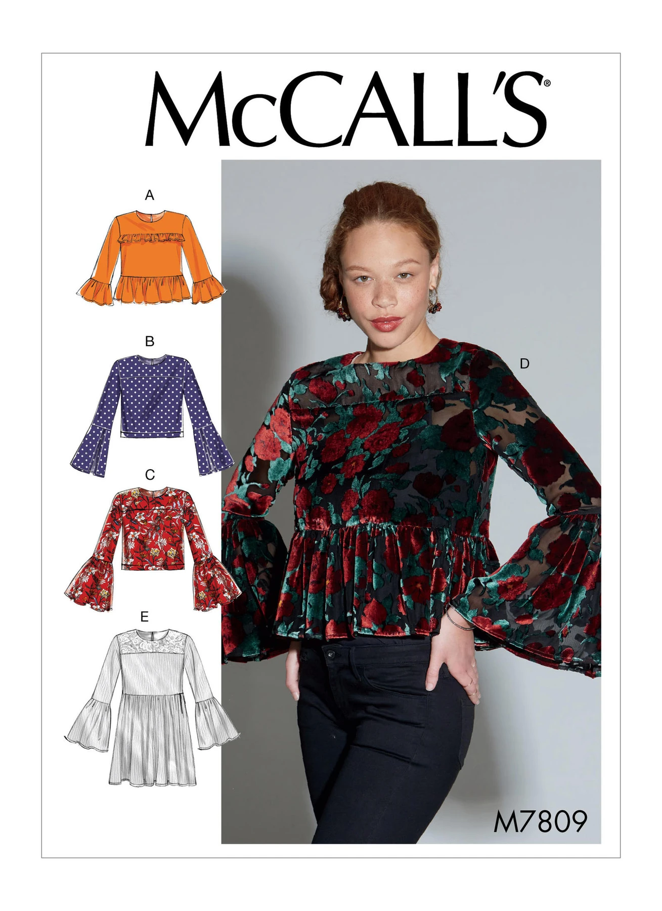 McCall's Sewing Pattern Misses' Tops (PDF) 379 McCall's Sewing Pattern Misses' Tops (PDF)