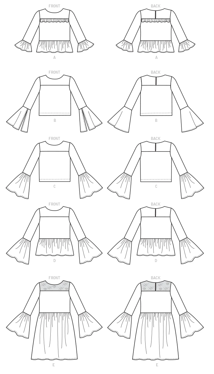 McCall's Sewing Pattern Misses' Tops (PDF) 388 McCall's Sewing Pattern Misses' Tops (PDF)