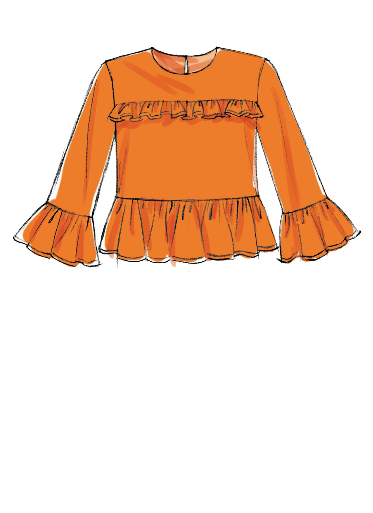 McCall's Sewing Pattern Misses' Tops (PDF) 381 McCall's Sewing Pattern Misses' Tops (PDF)