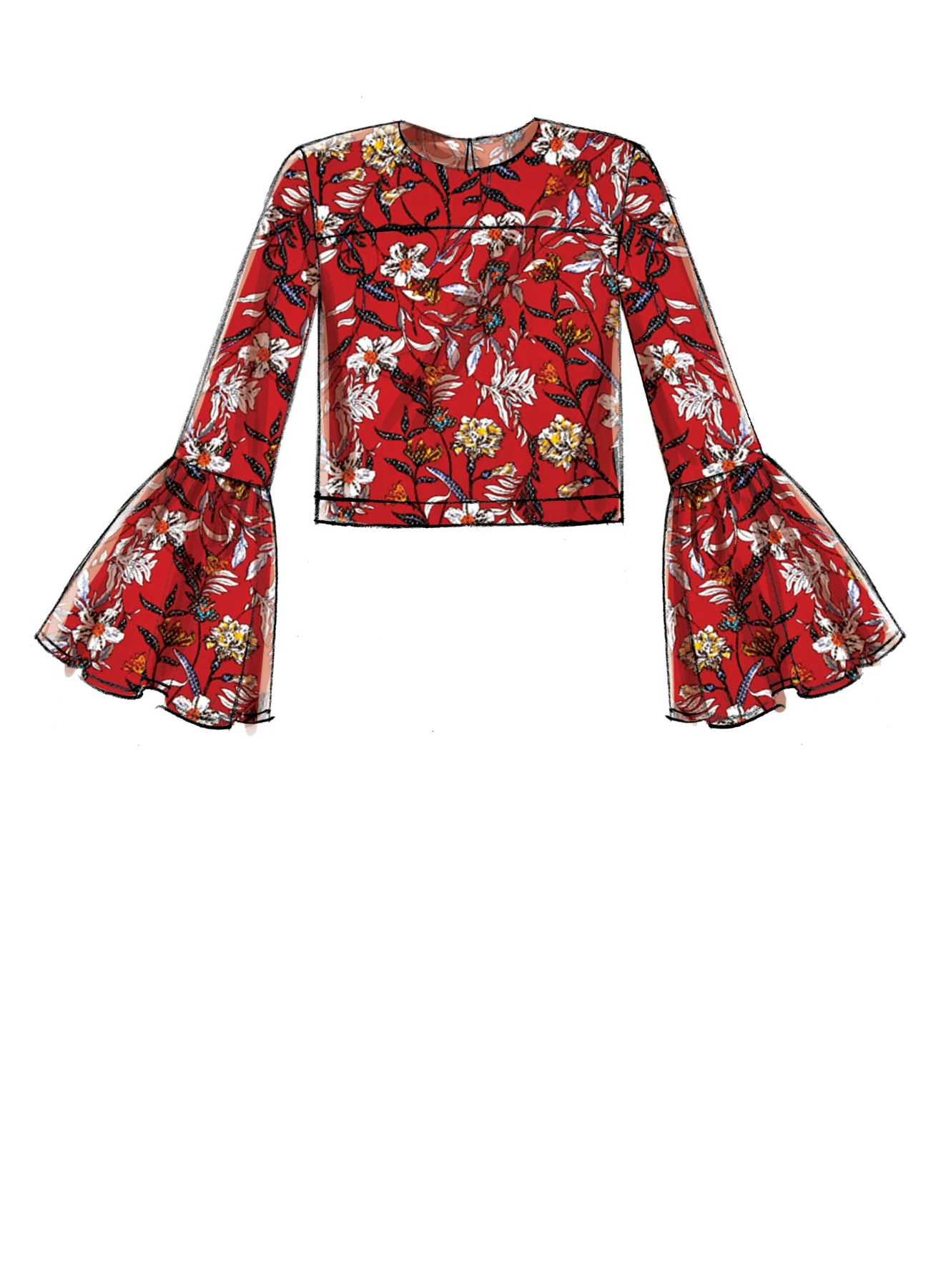 McCall's Sewing Pattern Misses' Tops (PDF) 383 McCall's Sewing Pattern Misses' Tops (PDF)
