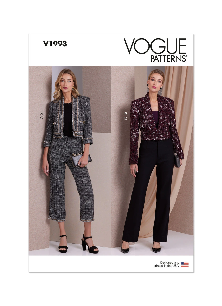 Vogue Patterns Misses' Jacket and Pants (PDF) 1 Vogue Patterns Misses' Jacket and Pants (PDF)