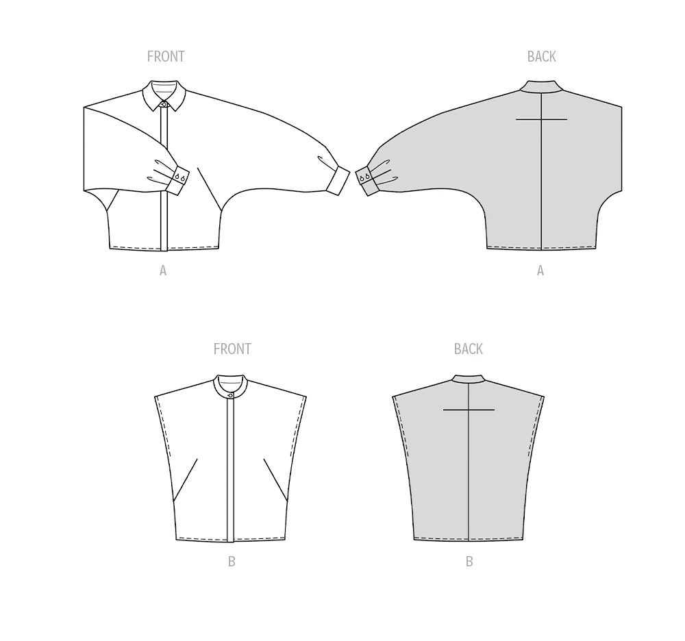 Burda Style Pattern 5636 Misses' Blouse 10 Burda Style Pattern 5636 Misses' Blouse