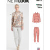 New Look Sewing Pattern Misses' Knit Top and Pants 16 New Look Sewing Pattern Misses' Knit Top and Pants