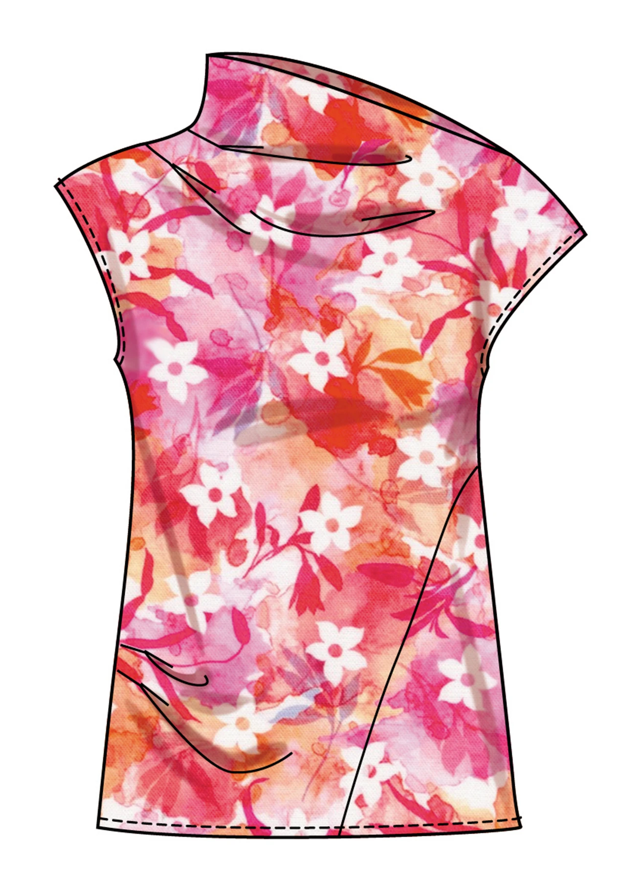 Simplicity Sewing Pattern Misses' Draped Top in Three Lengths (PDF) 3 Simplicity Sewing Pattern Misses' Draped Top in Three Lengths (PDF)